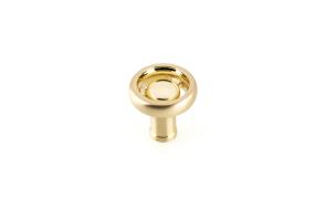 Knob Satin Brass Brass / Gold Hardware