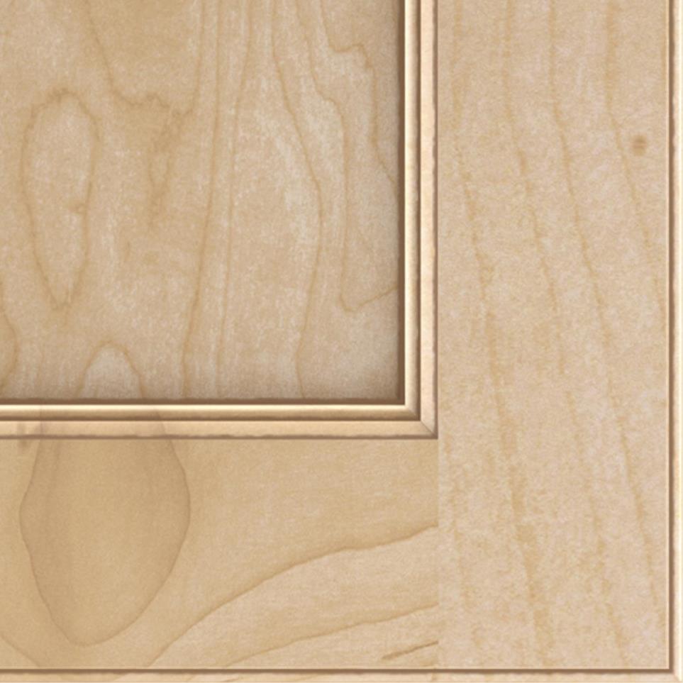 Square Natural Toasted Almond Penned Glaze - Stain Square Cabinets