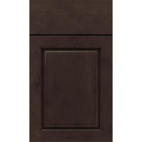 Square Thatch Dark Finish Square Cabinets