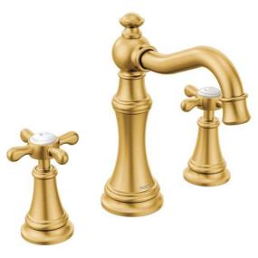 Bath Brushed Gold Brass / Gold Faucets