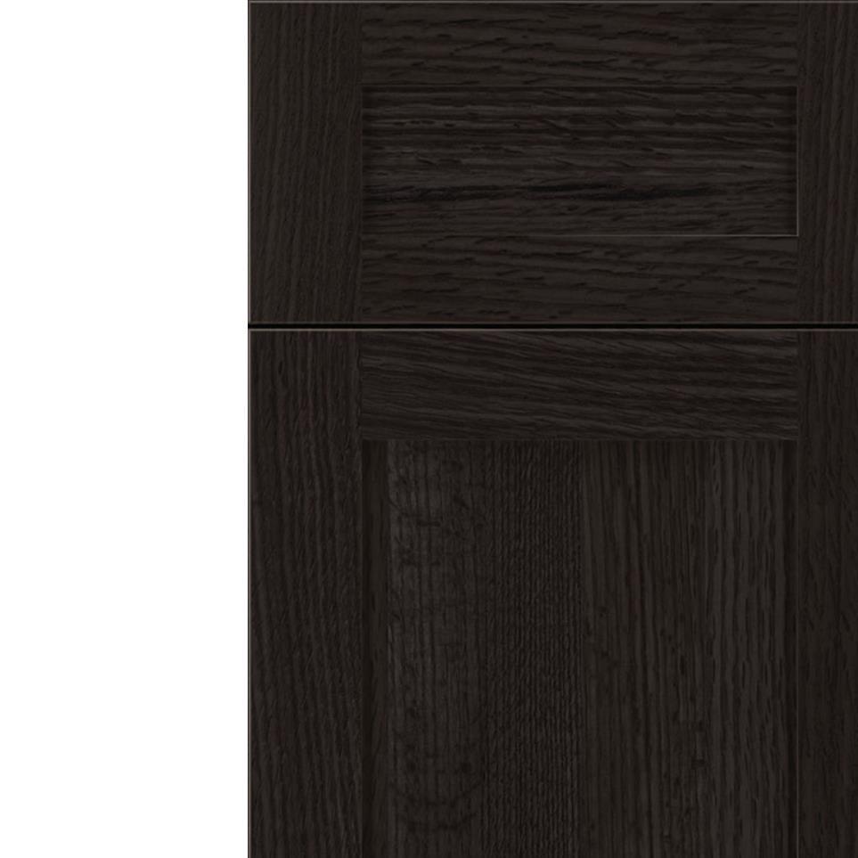 5 Piece Charcoal Dark Finish 5 Piece Cabinets