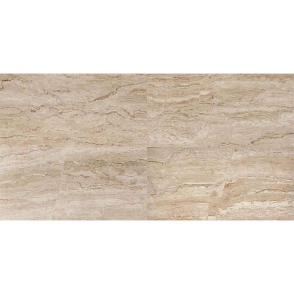 Tile Travertine Polished Beige/Tan Tile