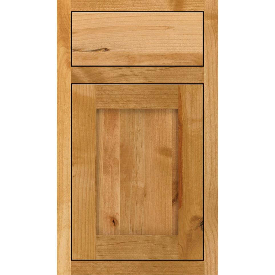 Square Natural Light Finish Square Cabinets