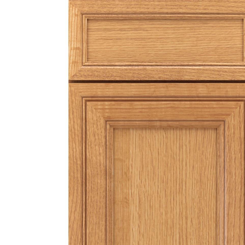 Square Natural Light Finish Square Cabinets