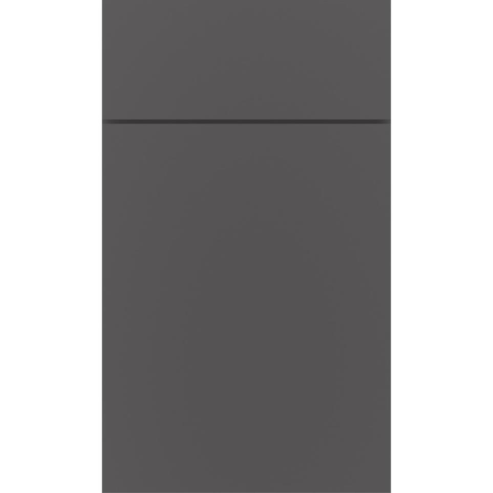 Slab Peppercorn Paint - Grey Slab Cabinets