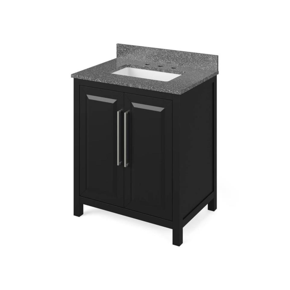 Base with Sink Top Black Grey / Black Vanities