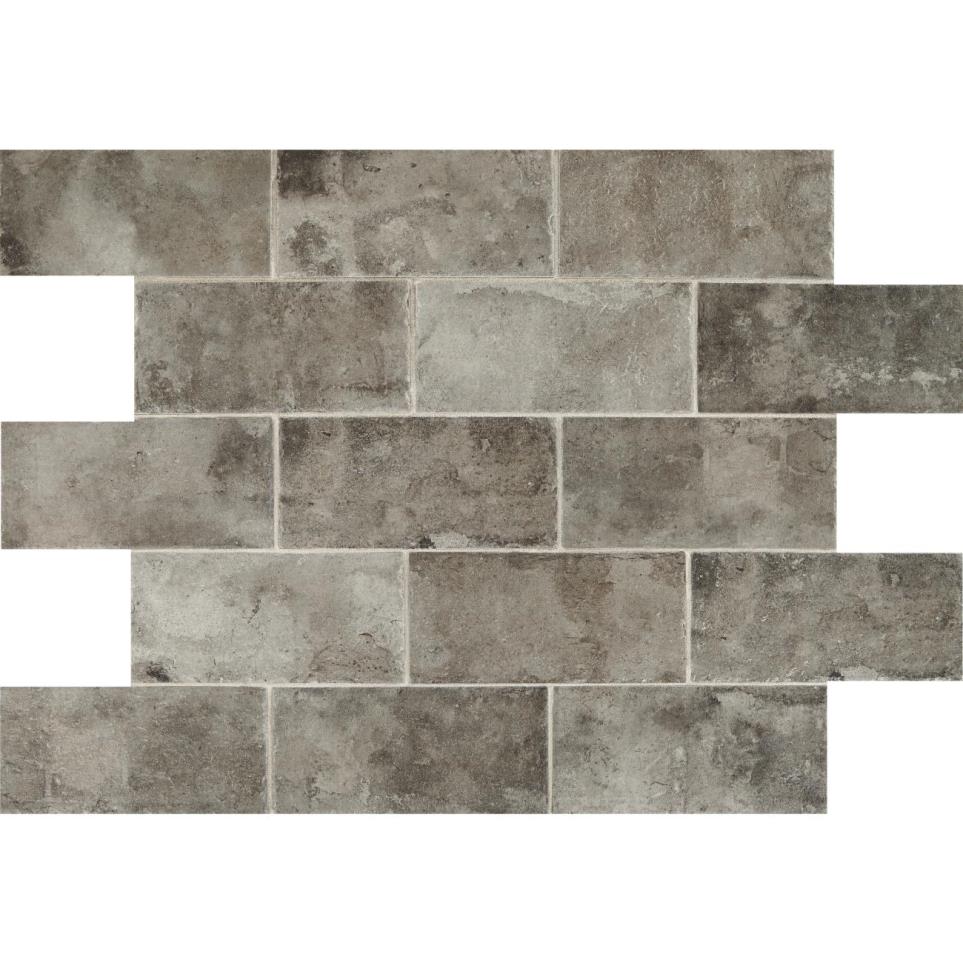 Tile Alcove Matte Gray Tile