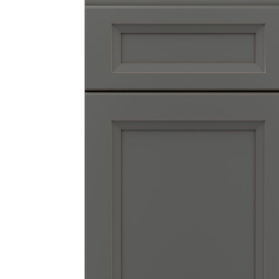 5 Piece Galaxy Rye Opaque Paint - Grey 5 Piece Cabinets