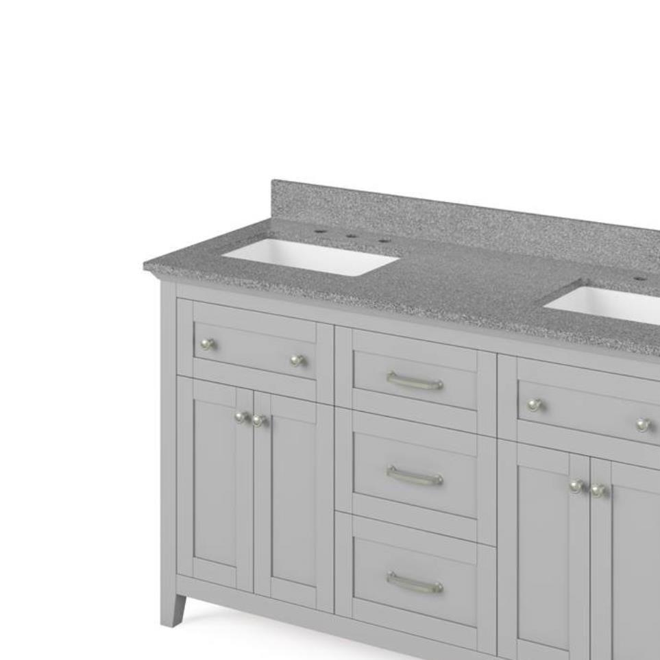 Base with Sink Top Grey Grey / Black Vanities