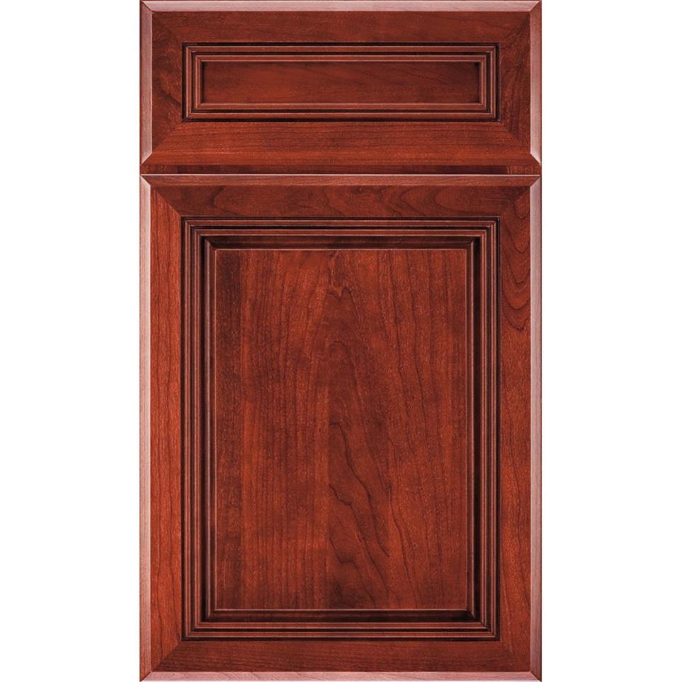 5 Piece Marsala Amaretto Creme Dark Finish 5 Piece Cabinets