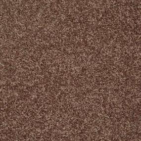Textured Saxony Iced Mocha Brown Carpet