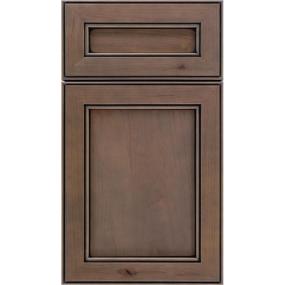 Square Winter Black Glaze Glaze - Stain Square Cabinets