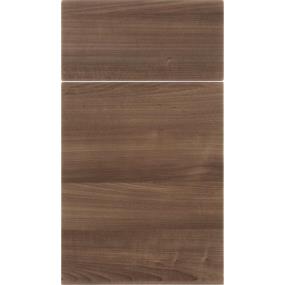 Slab Warm Walnut Medium Finish Slab Cabinets