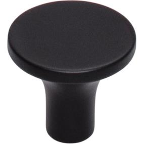 Knob Flat Black Black Knobs