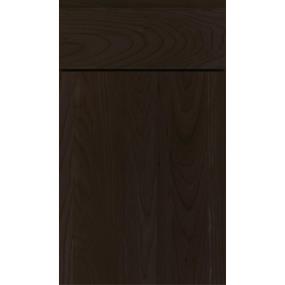 Slab Teaberry Dark Finish Slab Cabinets