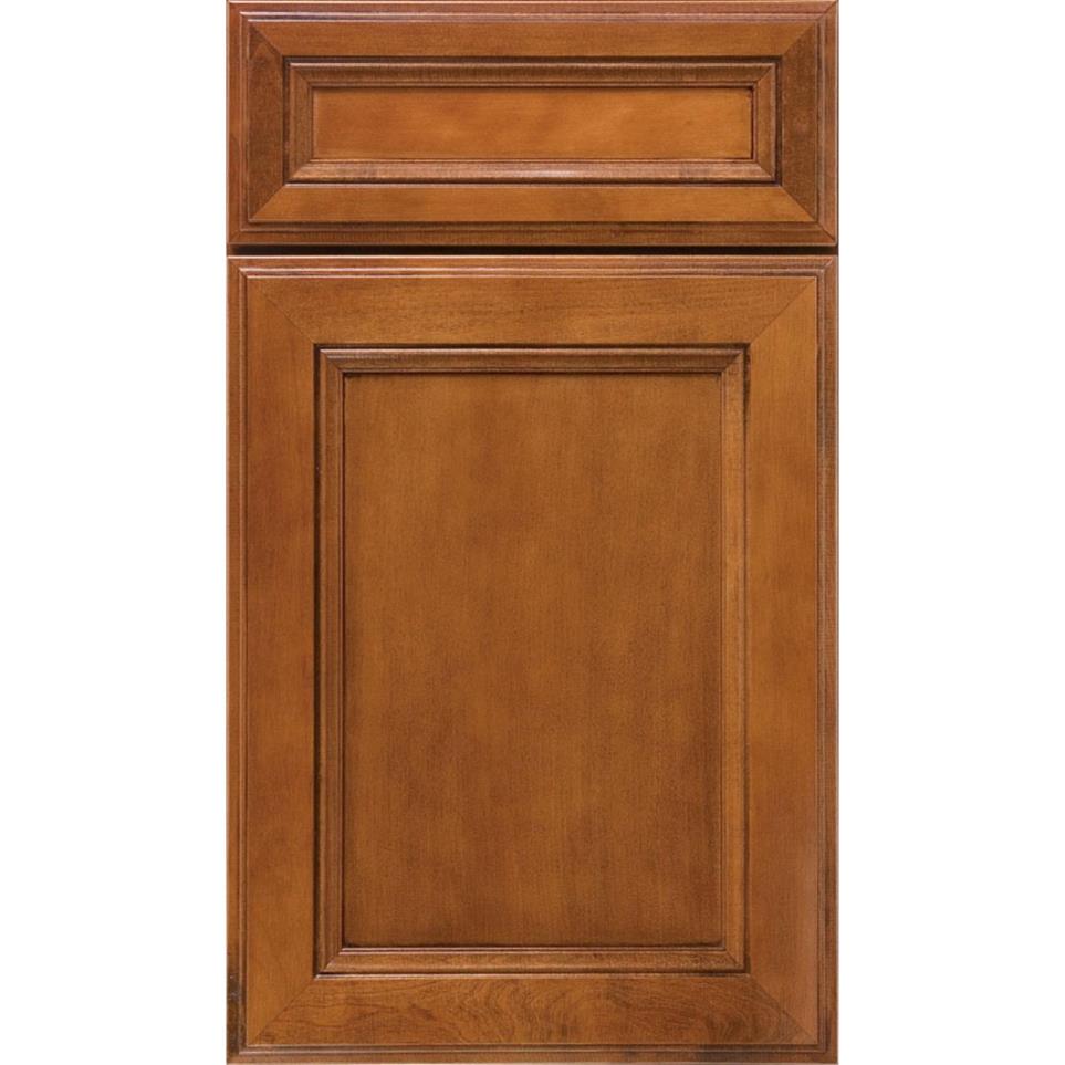 Square Saddle Medium Finish Square Cabinets