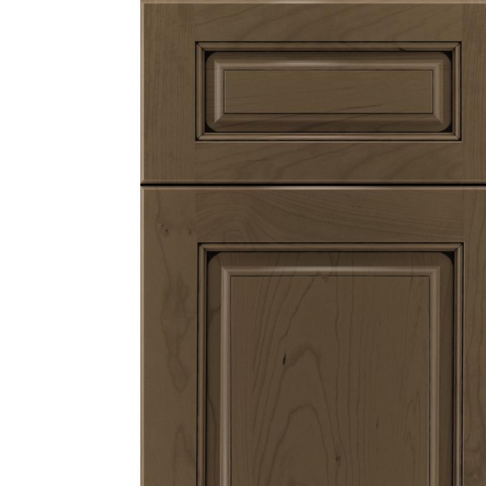 Square Cortado Black Glaze Glaze - Stain Square Cabinets