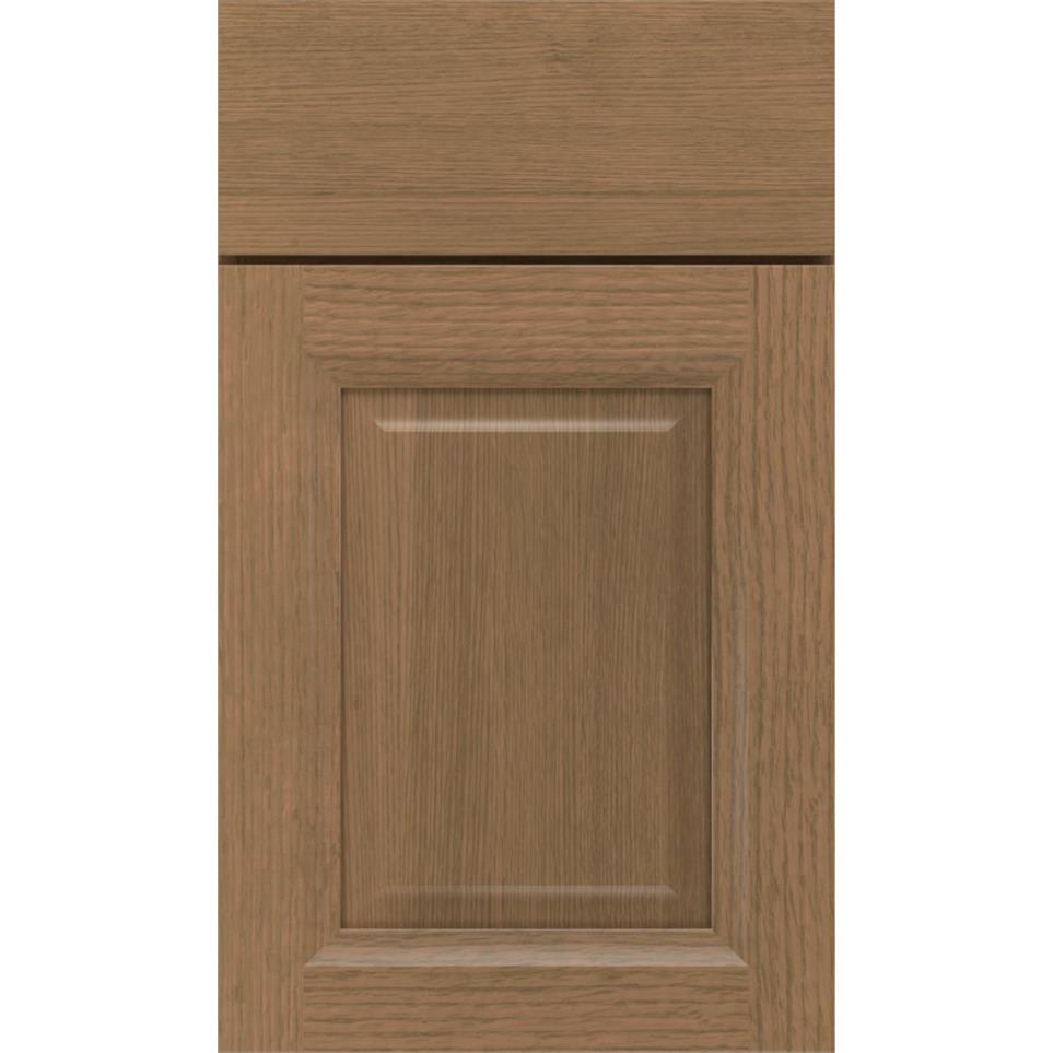 Square Buckskin Medium Finish Square Cabinets