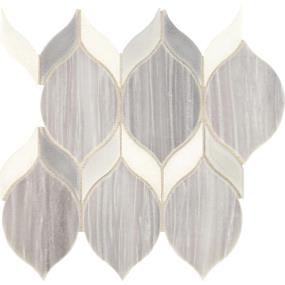 Mosaic Nautical Grey Blend Mix Gray Tile