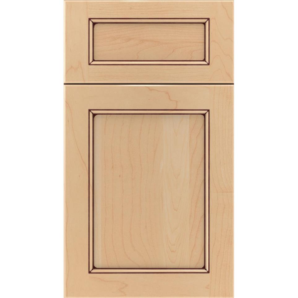 5 Piece Natural Mocha Glaze Glaze - Stain 5 Piece Cabinets