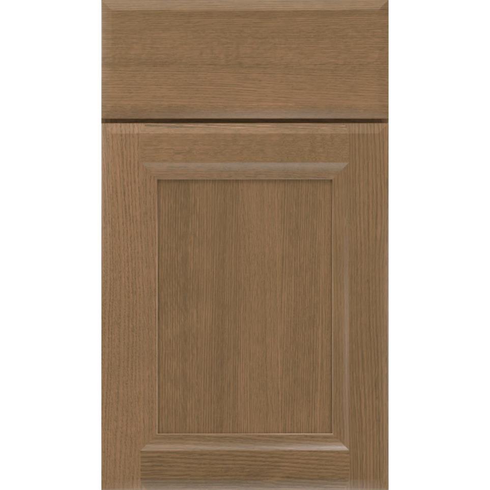 Square Gunny Medium Finish Square Cabinets