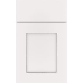 Square White With Grey Stone Detail Glaze - Paint Square Cabinets