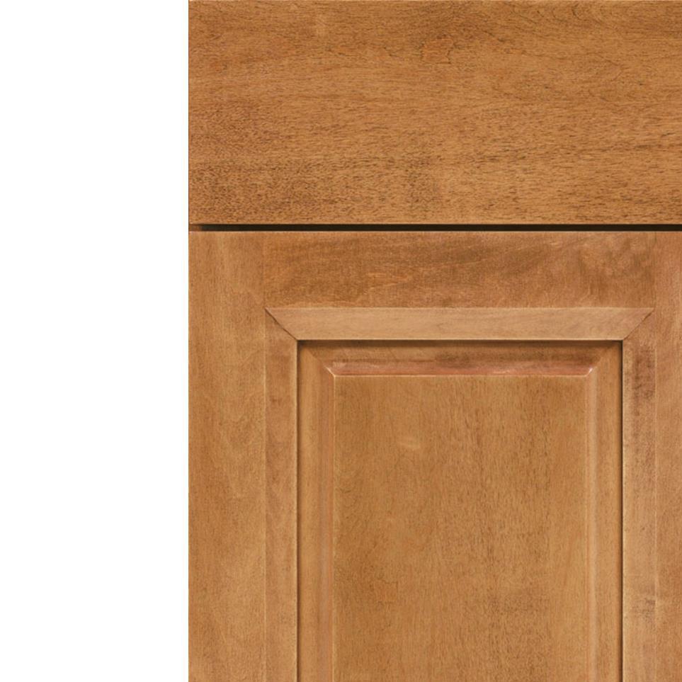 Square Suede Medium Finish Square Cabinets