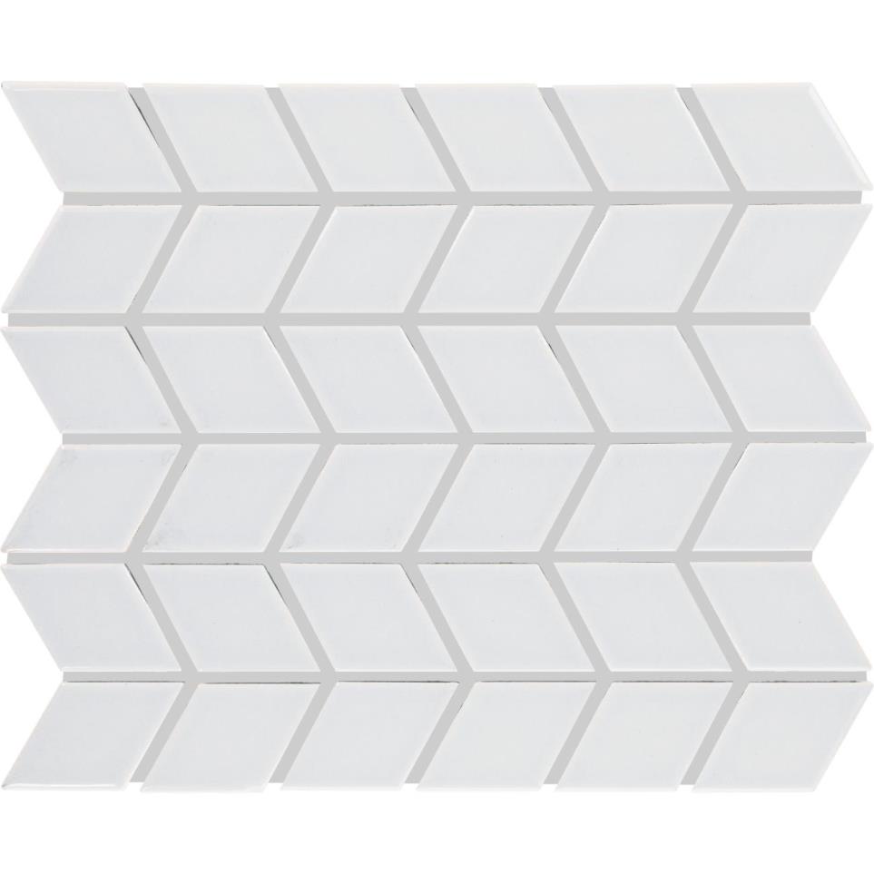 Mosaic Arctic White Glossy White Tile