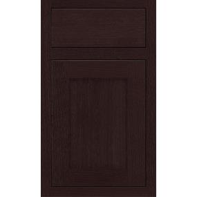 Square Teaberry Dark Finish Square Cabinets