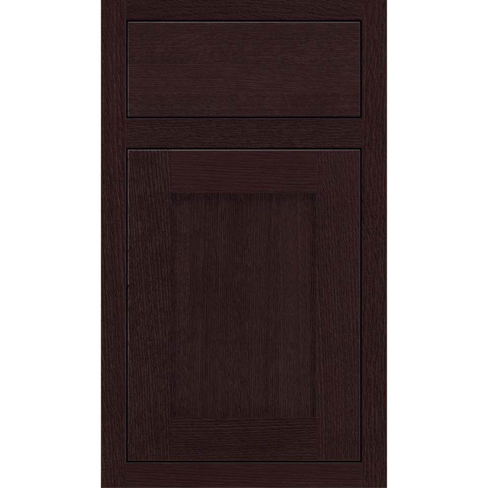 Square Teaberry Dark Finish Square Cabinets