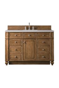 Base with Sink Top Saddle Brown Medium Finish Vanities