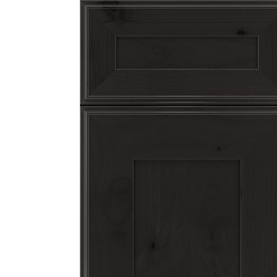 Square Charcoal Dark Finish Square Cabinets