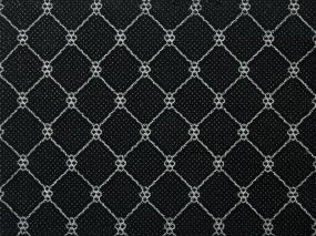 Woven Ebony Black Carpet