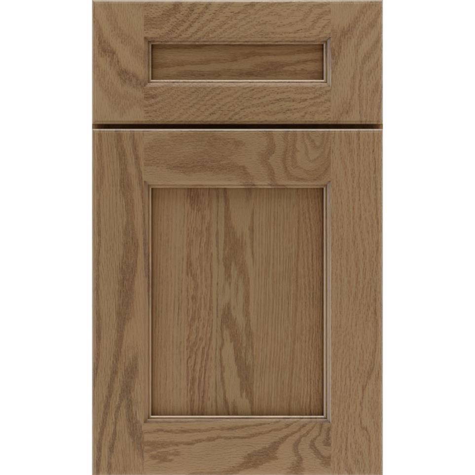 5 Piece Buckskin Medium Finish 5 Piece Cabinets