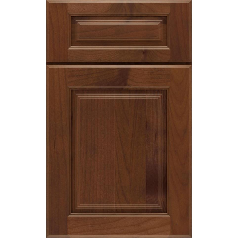 Square Tundra Dark Finish Square Cabinets