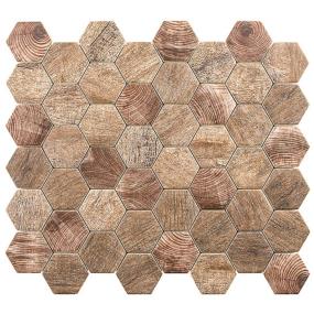Mosaic Autumn Maple Brown Tile