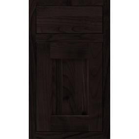 Square Teaberry Dark Finish Square Cabinets