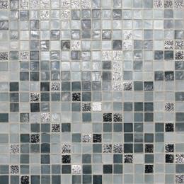 Mosaic London Glass Gray Tile