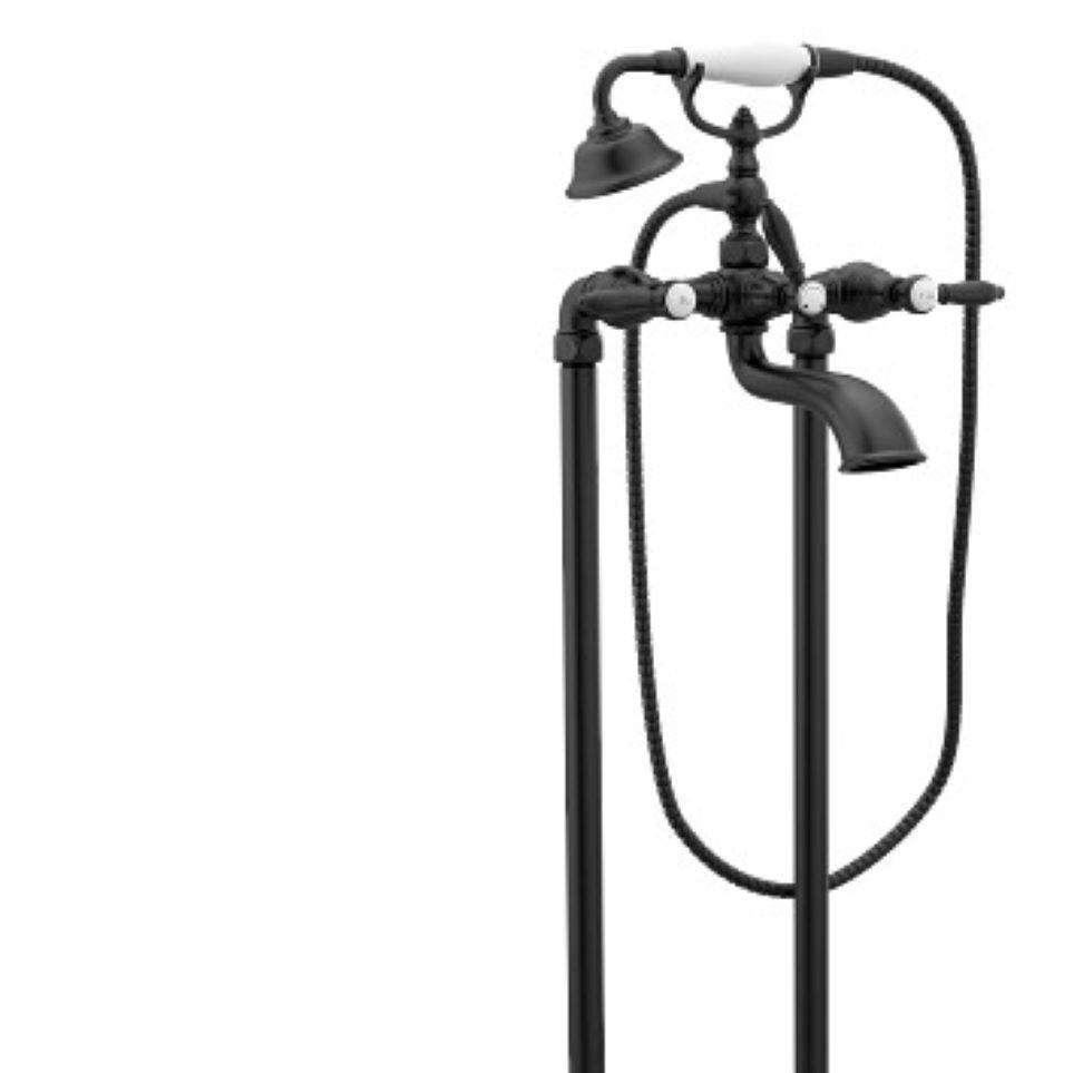 Tub Matte Black Black Faucets