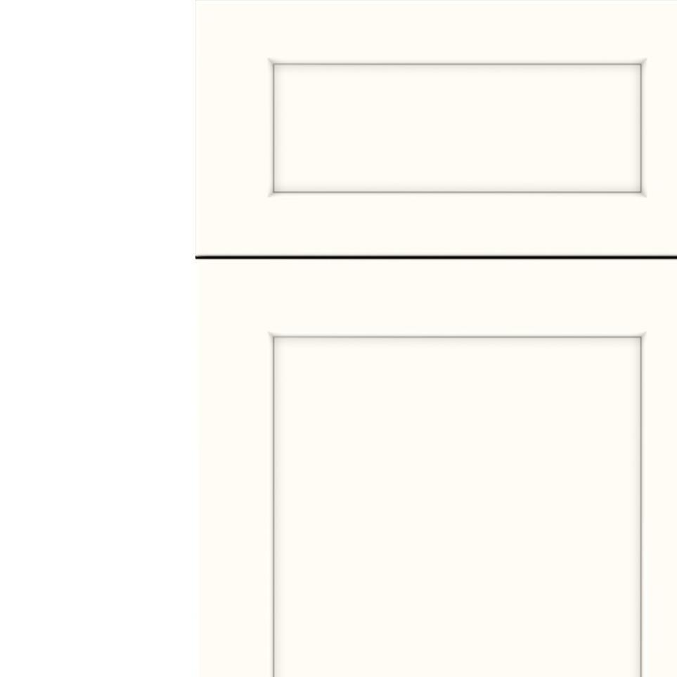 5 Piece Satin White Paint - White 5 Piece Cabinets