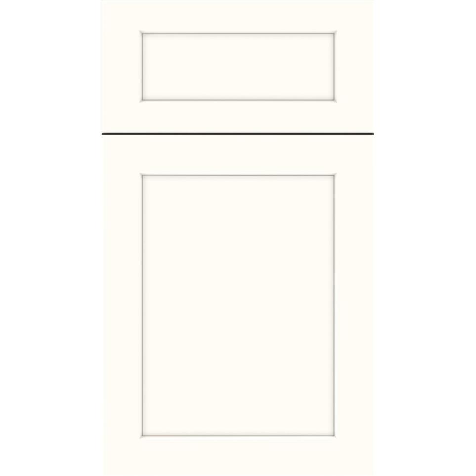 5 Piece Satin White Paint - White 5 Piece Cabinets