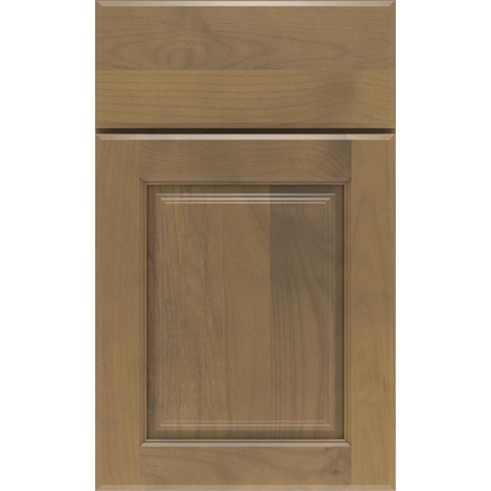 Square Buckskin Medium Finish Square Cabinets