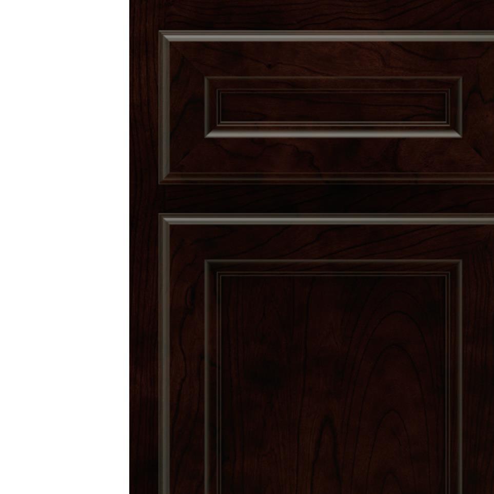 5 Piece Chocolate Dark Finish 5 Piece Cabinets