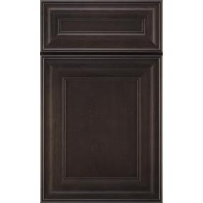 Square Storm Dark Finish Square Cabinets