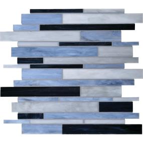 Mosaic Motor City Glass Blue Tile