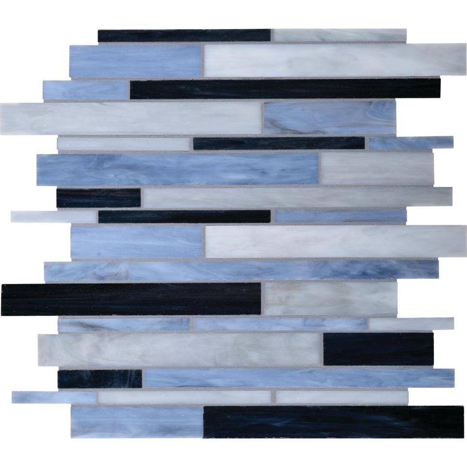 Mosaic Motor City Glass Blue Tile