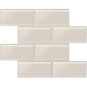 Tile Taupe Glossy Beige/Tan Tile