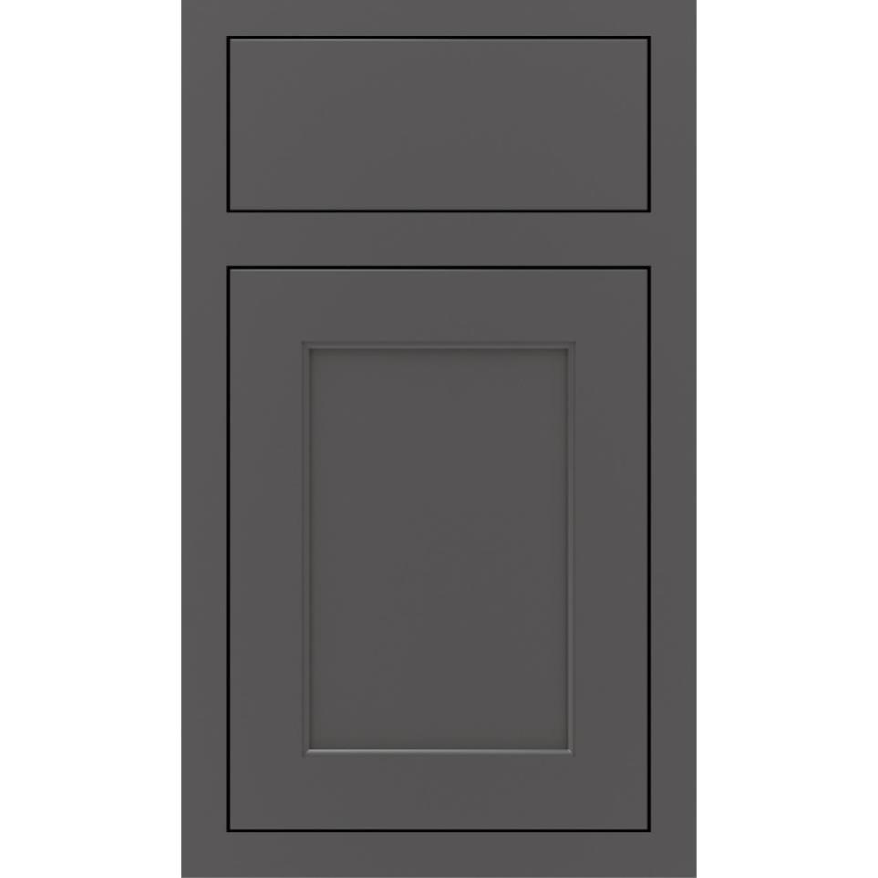 Square Peppercorn Paint - Grey Square Cabinets