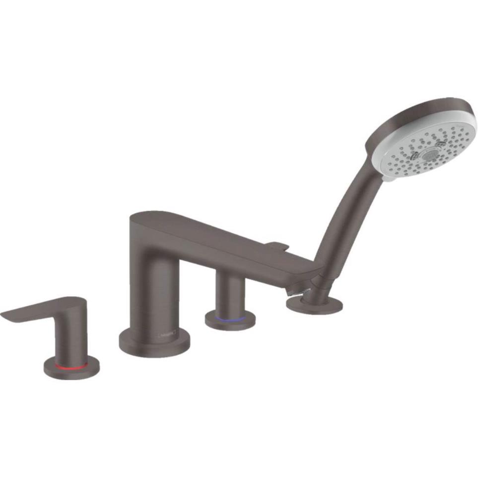 Bath Brushed Black Chrome Chrome Faucets