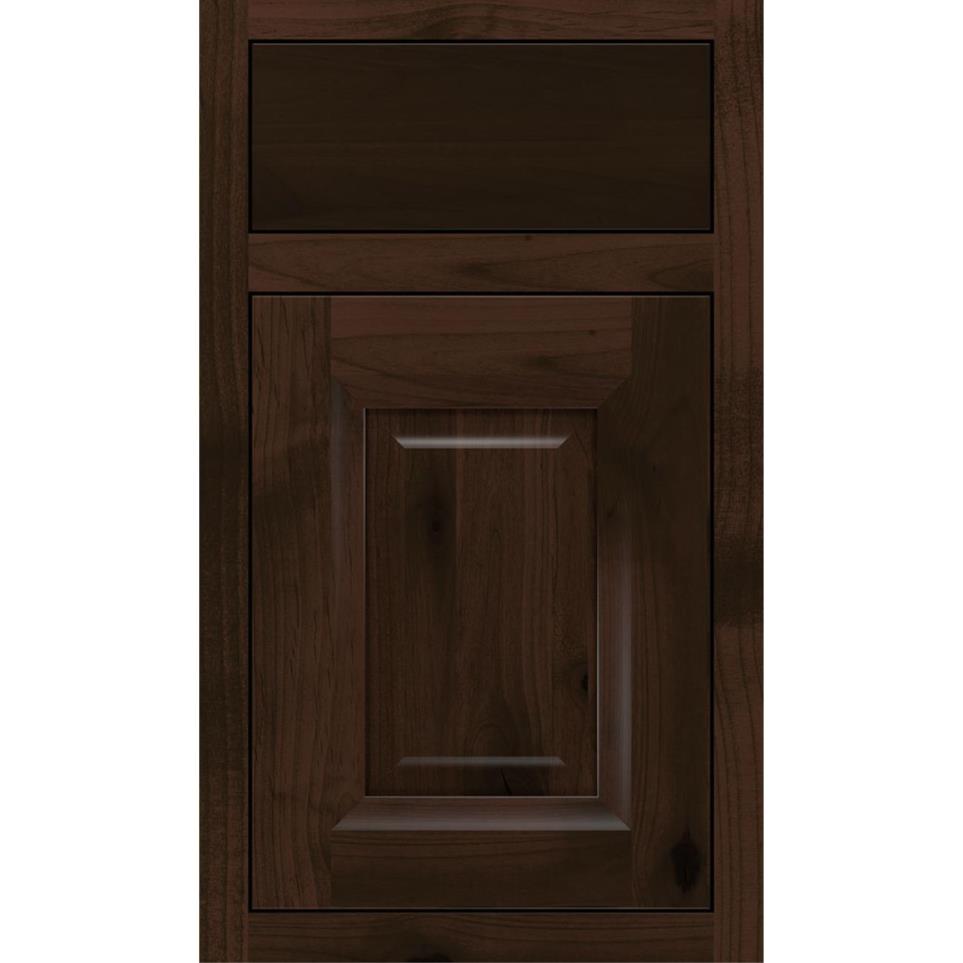 Square Bombay Dark Finish Square Cabinets